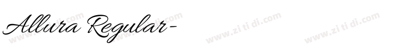 Allura Regular字体转换 Allura Regular字体转换